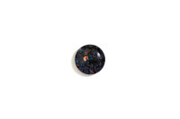 INLAY Glitzer schwarz-blau irisierend 12mm