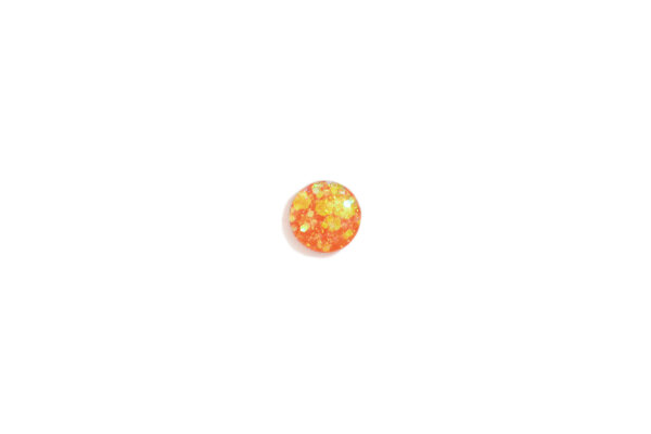 INLAY Glitzer orange irisierend 23mm